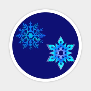 Snowflakes pattern 5 Magnet